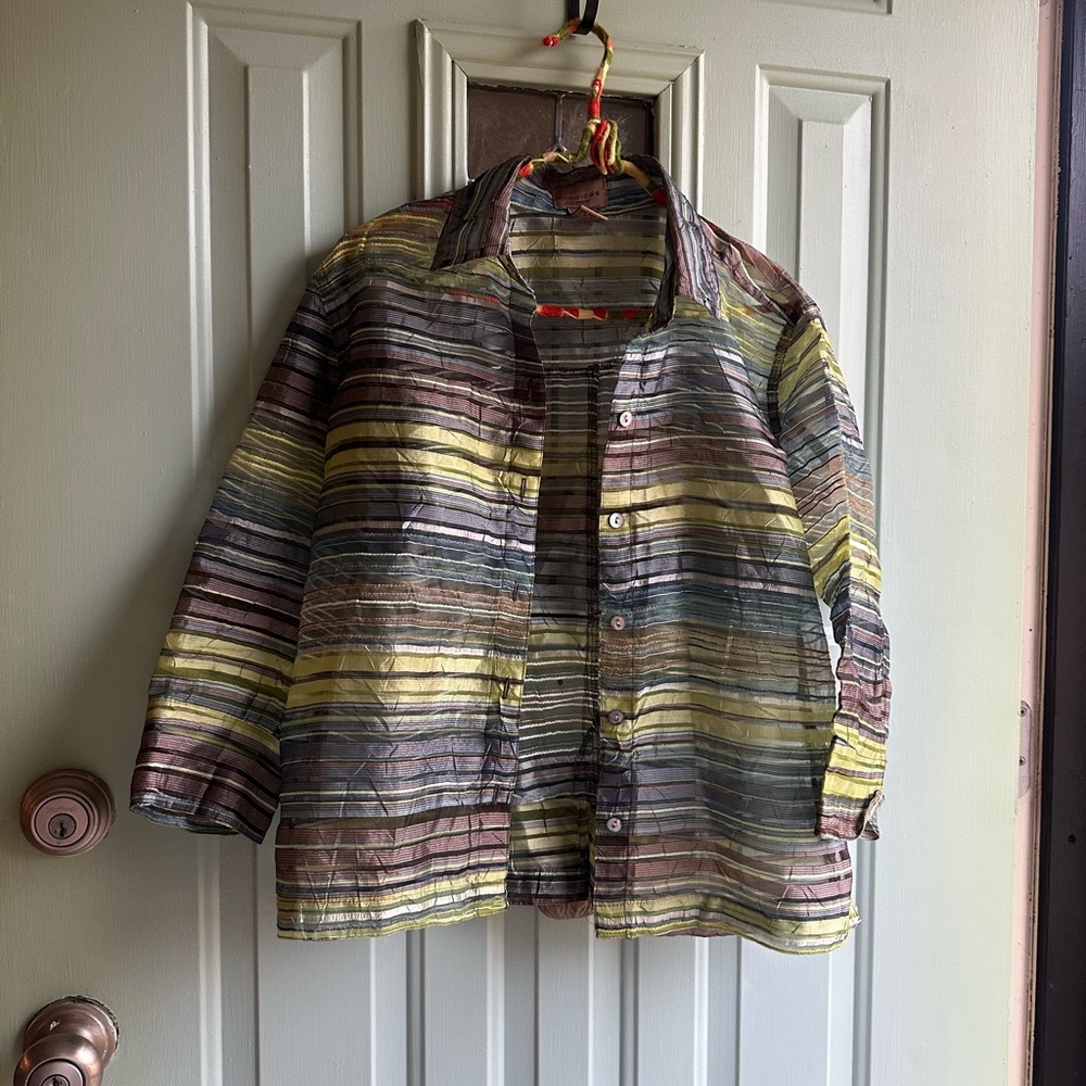 Vintage striped button down